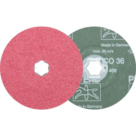 Pferd Combiclick Fiber Disc, 5", Co-Cool, 36 Grit 40705